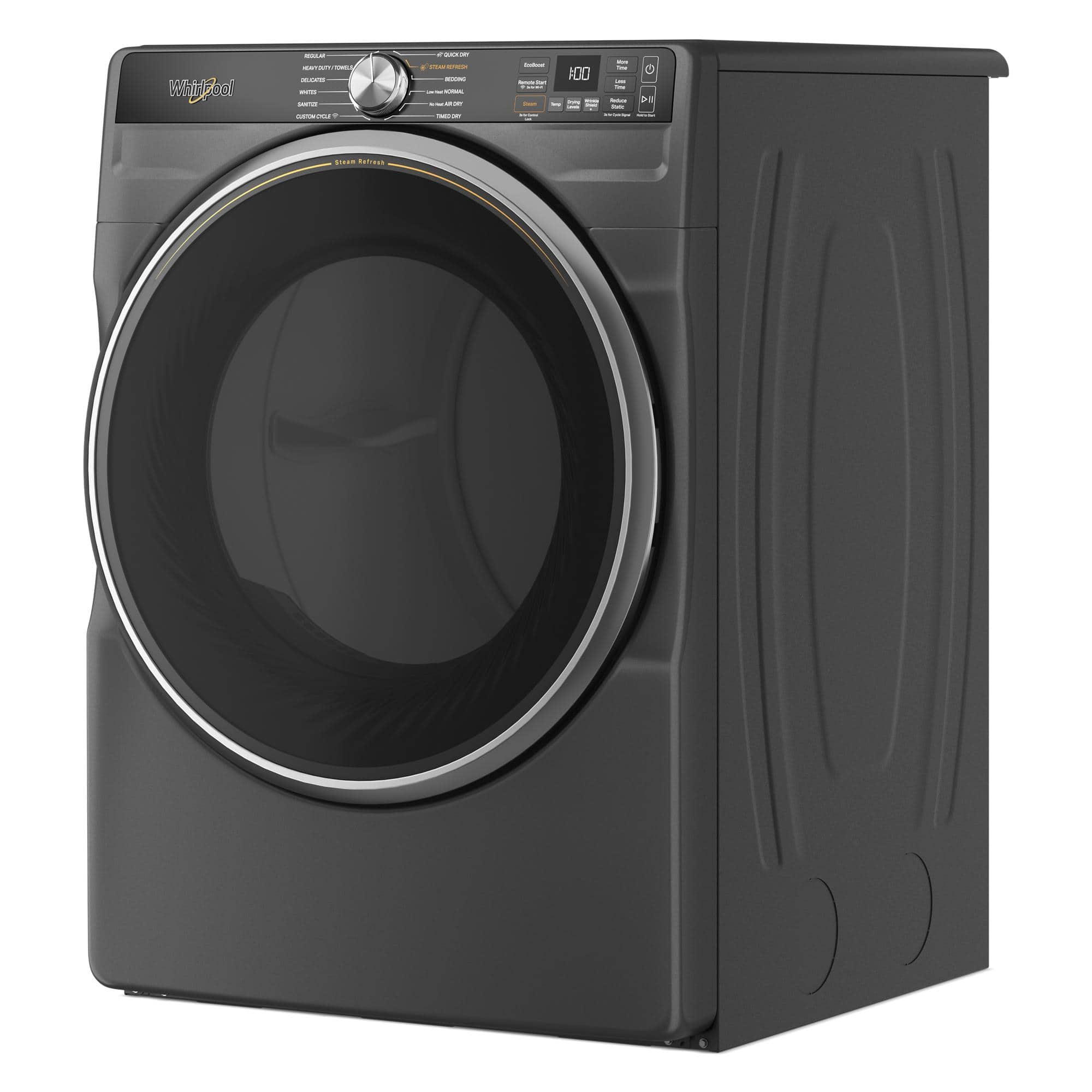 Whirlpool Electric Front Load Dryer 7.4 Cu. Ft Smart Steam Black WED6720RU - Image 6