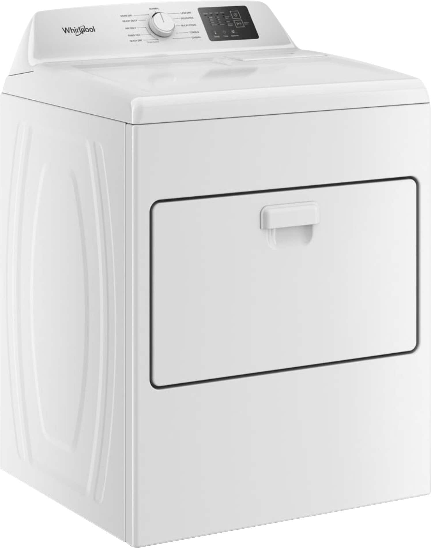 Whirlpool Gas Dryer w/ Adaptive Dry 7.0 Cu. Ft White WGD4107SW - Image 4