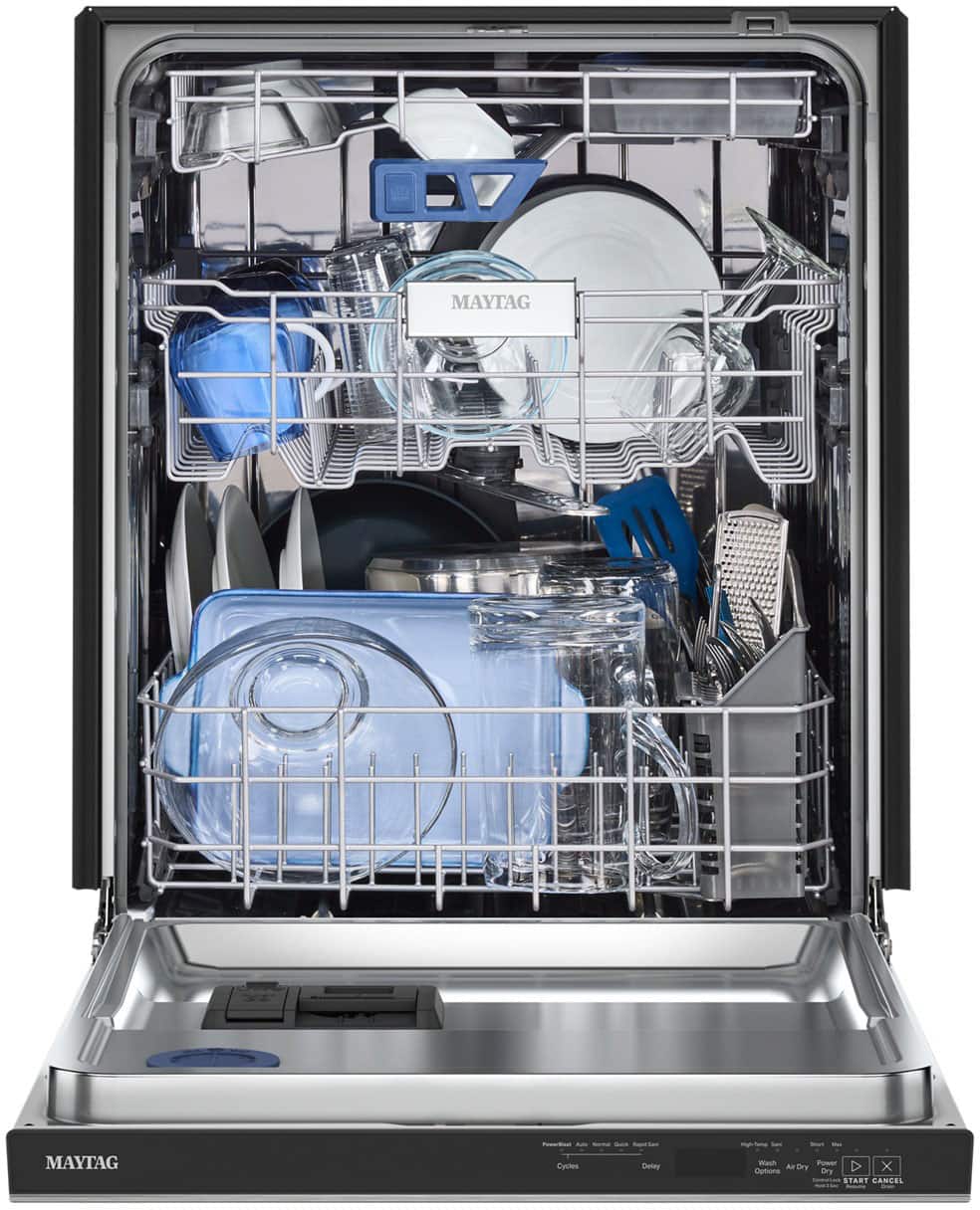 Maytag 24" Built-In Top Control 47 dBA Dishwasher Stainless Steel MDPS7024SZ - Image 7