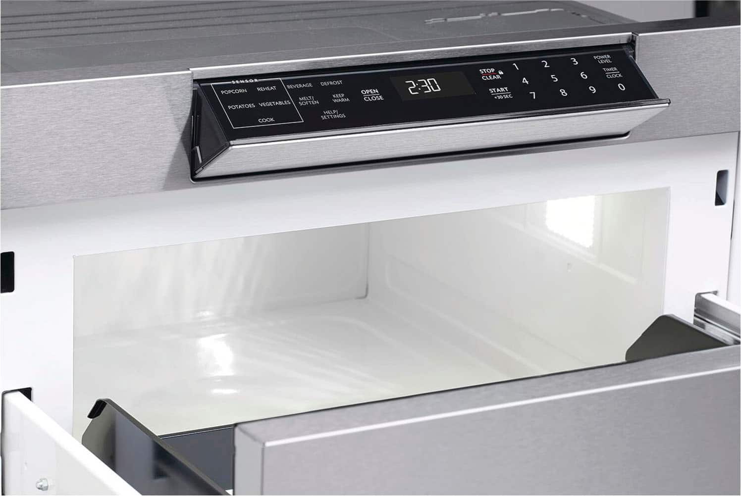 Sharp Built-In 24" Microwave Drawer 1.2 Cu. Ft Stainless Steel SMD2470ASY - Image 10