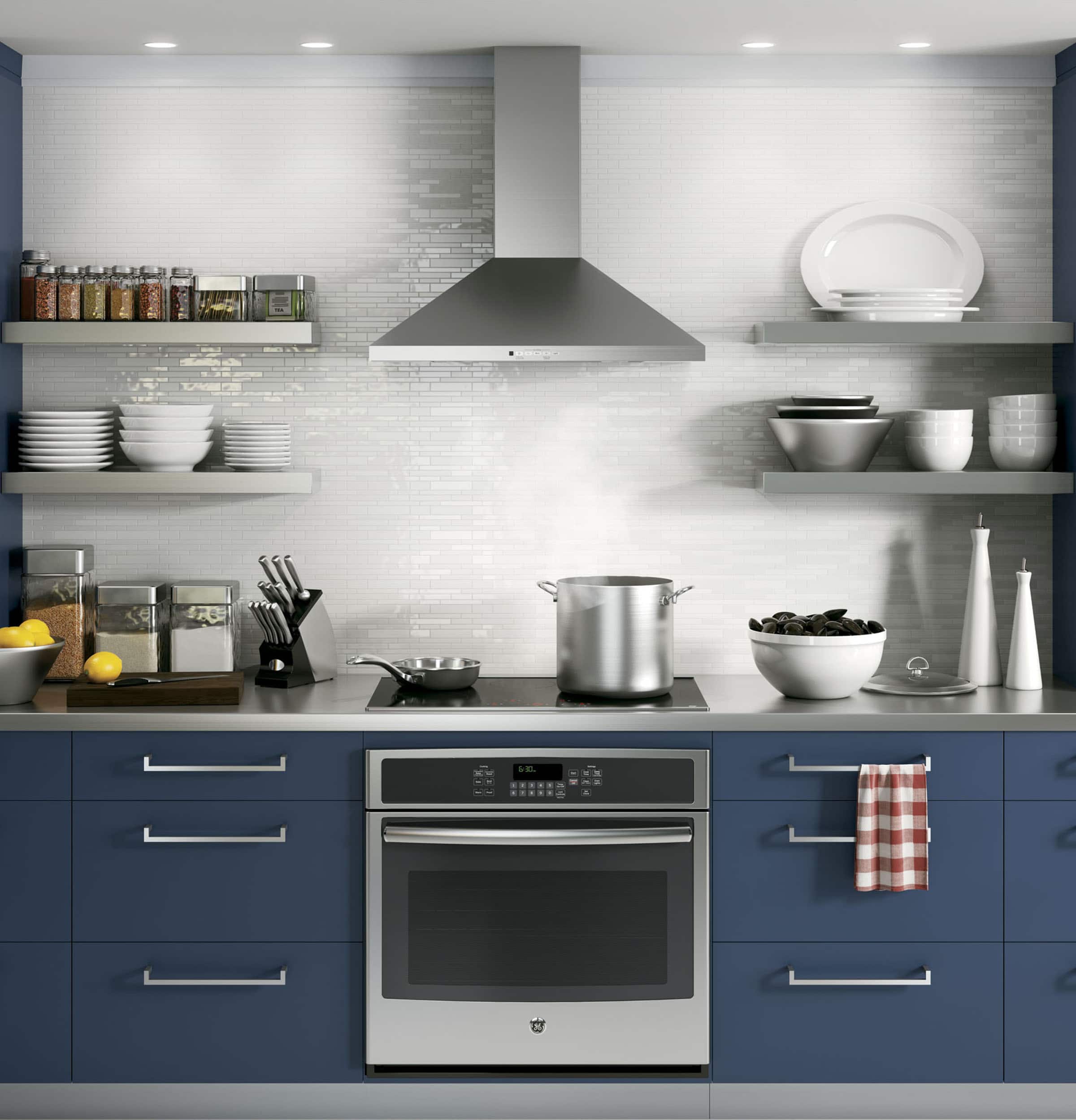 GE 30" Range Hood 350 CFM Stainless Steel JVW5301SJSS - Image 8