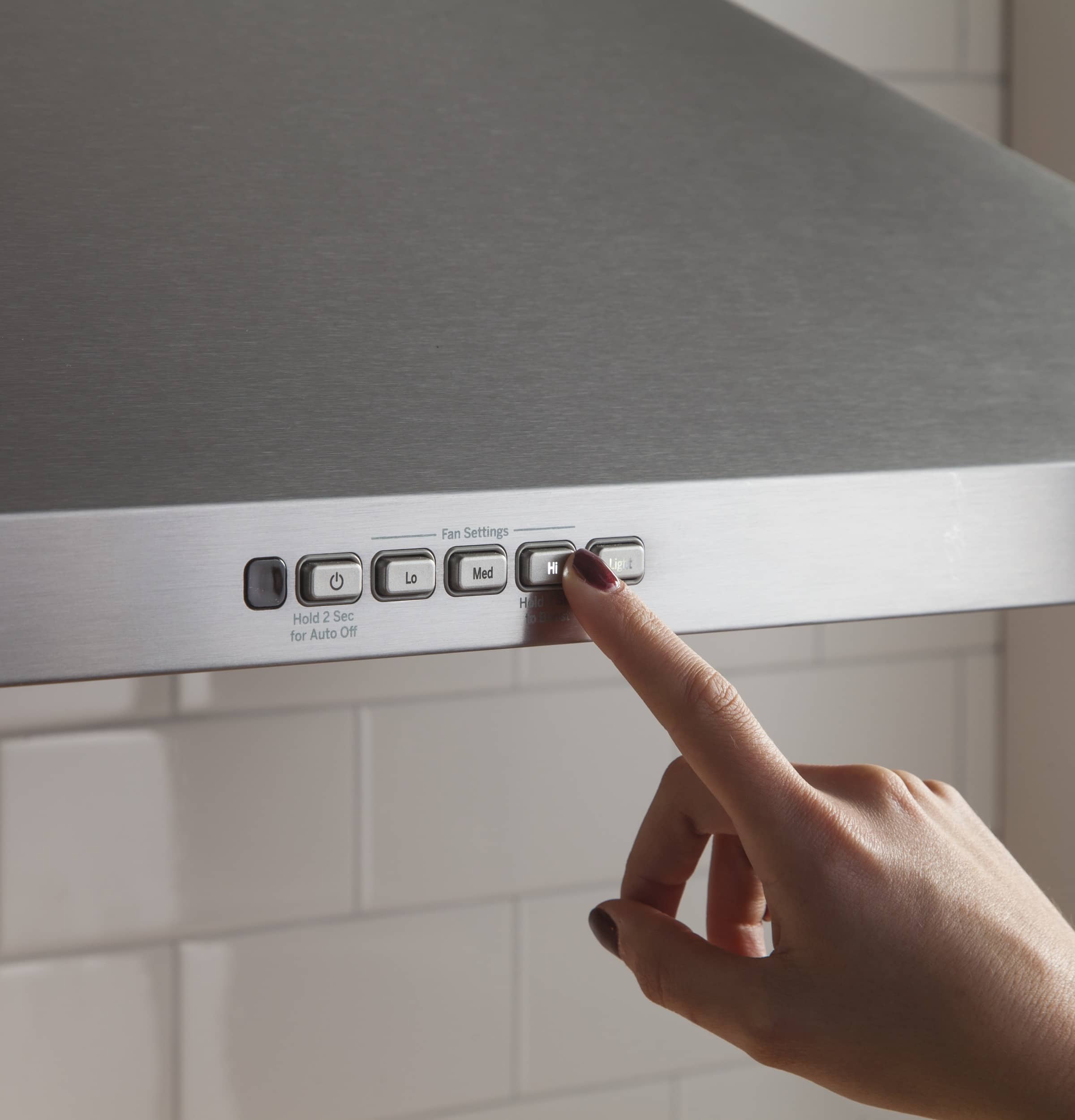 GE 30" Range Hood 350 CFM Stainless Steel JVW5301SJSS - Image 5