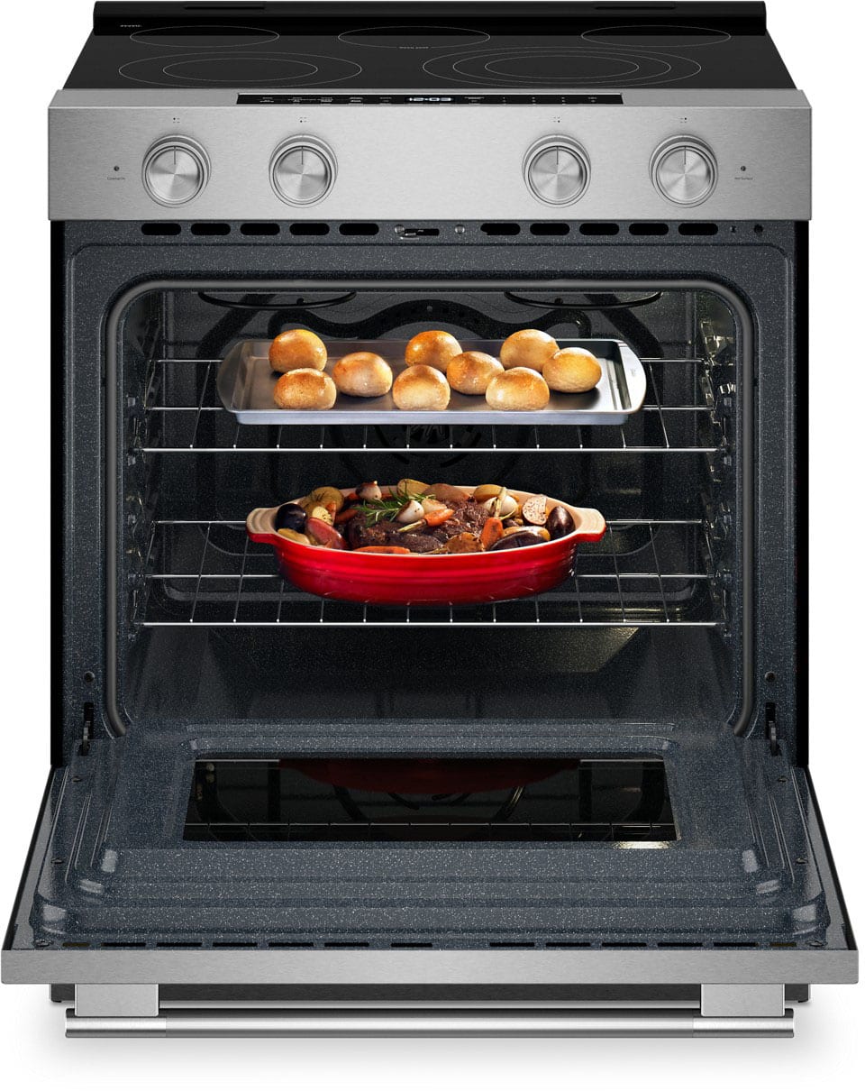 KitchenAid 30" Slide-In Electric Convection Range 5.3 cu. ft Smart KSES330SPS - Image 3
