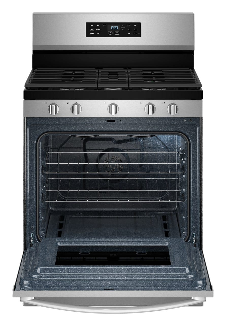 Whirlpool 30" Freestanding Gas Range 5.0 cu. ft Convection Steam WFGS4530SS - Image 6
