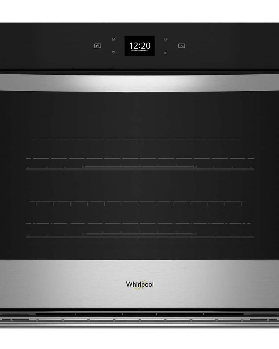 Whirlpool 30" Single Built-In Electric Convection Wall Oven Stainless WOES5030LZ - Image 1
