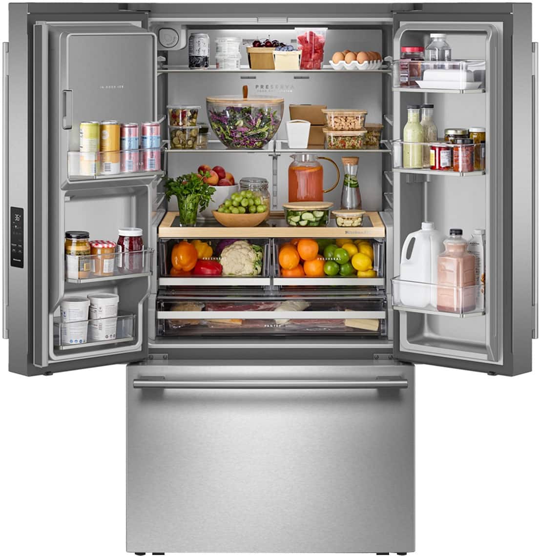 KitchenAid 36" French Door Refrigerator 30 cu. ft Stainless Steel KRFF436SPS - Image 3