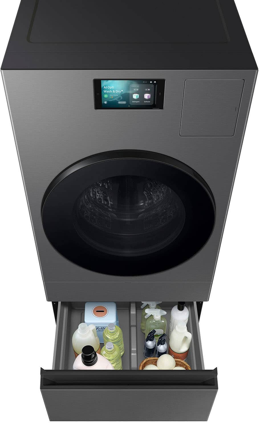 Samsung Pedestal for All-in-One Combo Washer & Dryer Dark Steel WE702NZ/US - Image 6