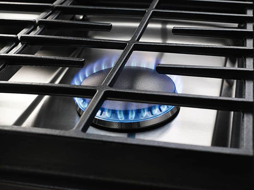 KitchenAid 36" Built-In Gas Cooktop 5-Burner Stainless Steel KCGS356ESS - Image 5