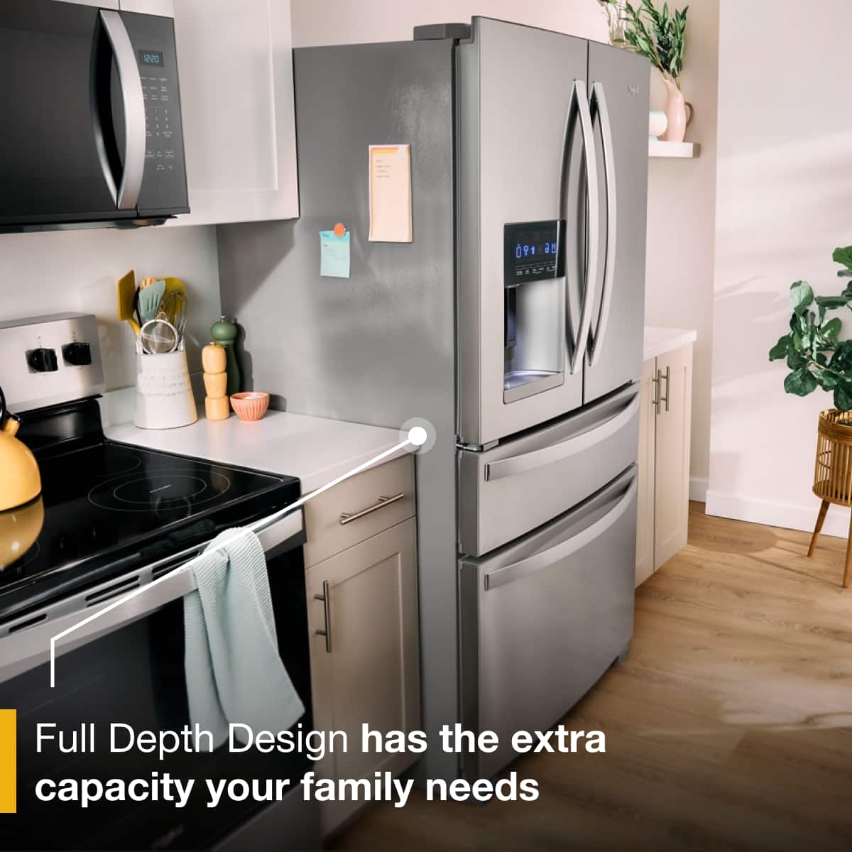 Whirlpool 36" French Door Refrigerator 25 cu. ft Stainless Steel WRMF3636RZ - Image 9