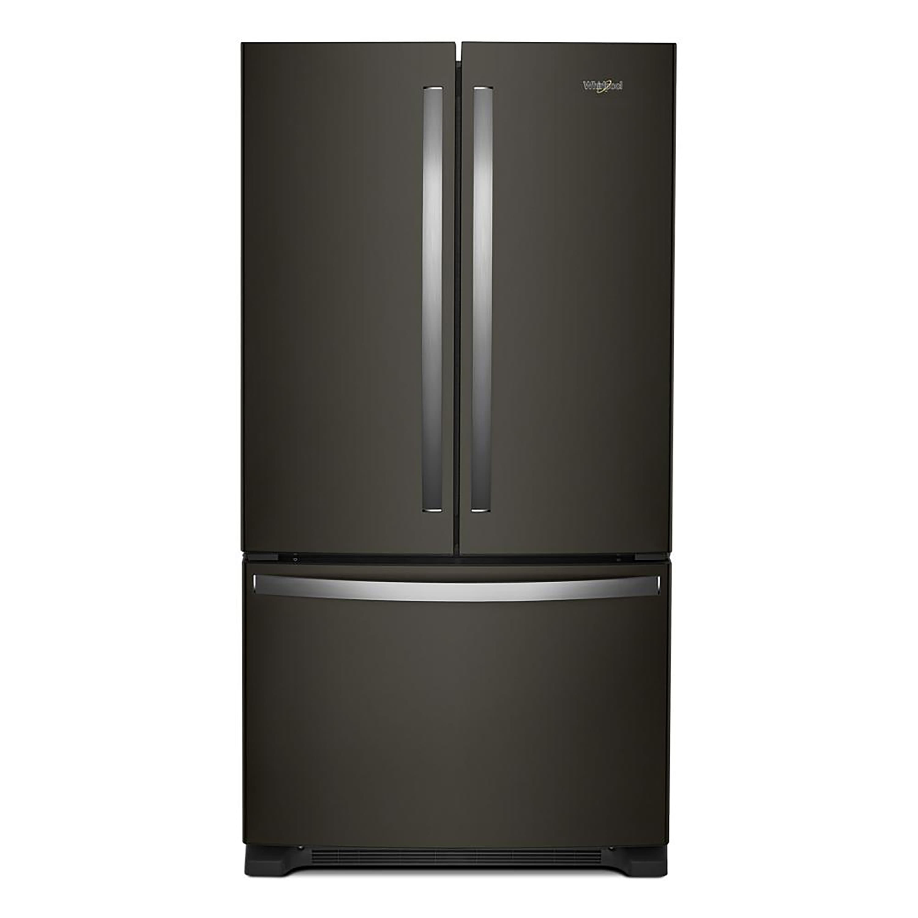 Whirlpool WRFC2036RV 20 Cu. Ft 36" French Door Refrigerator, ENERGY STAR, Black - Image 1