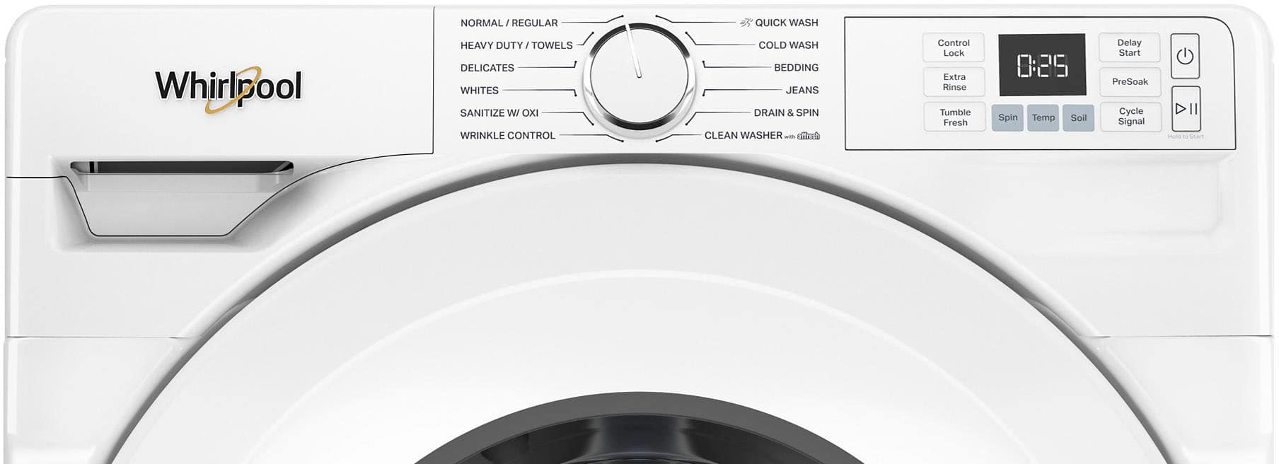Whirlpool Front Load Stackable Washer 4.5 Cu. Ft WFW4720RW - Image 5