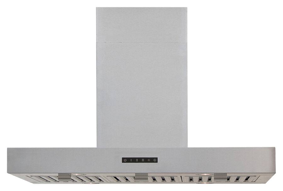 Windster WS-63TB42SS 36" Convertible 780 CFM Island Range Hood, Stainless Steel