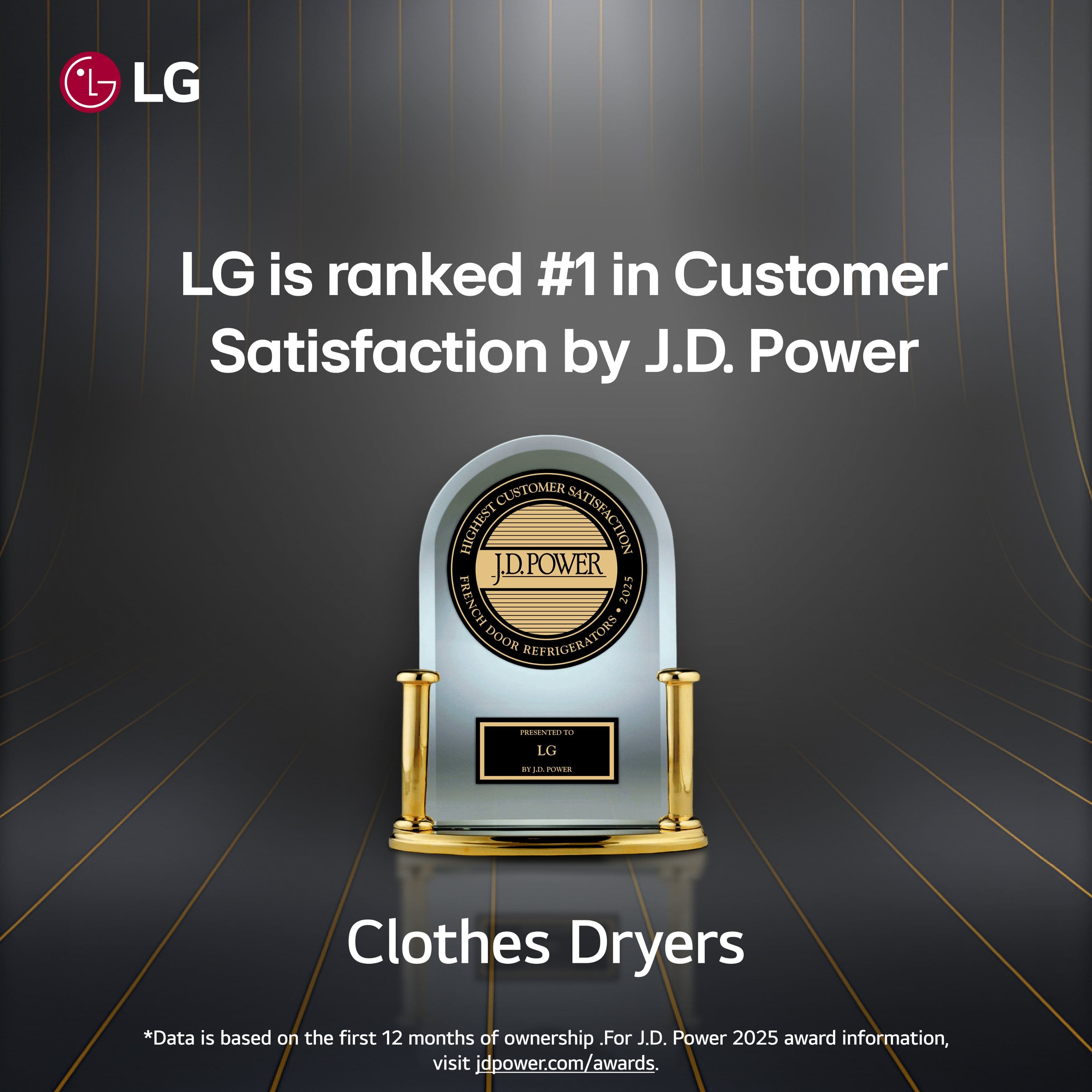 LG Gas Dryer w/ EasyLoad Door 7.3 Cu. Ft Smart DLG8401WE - Image 2