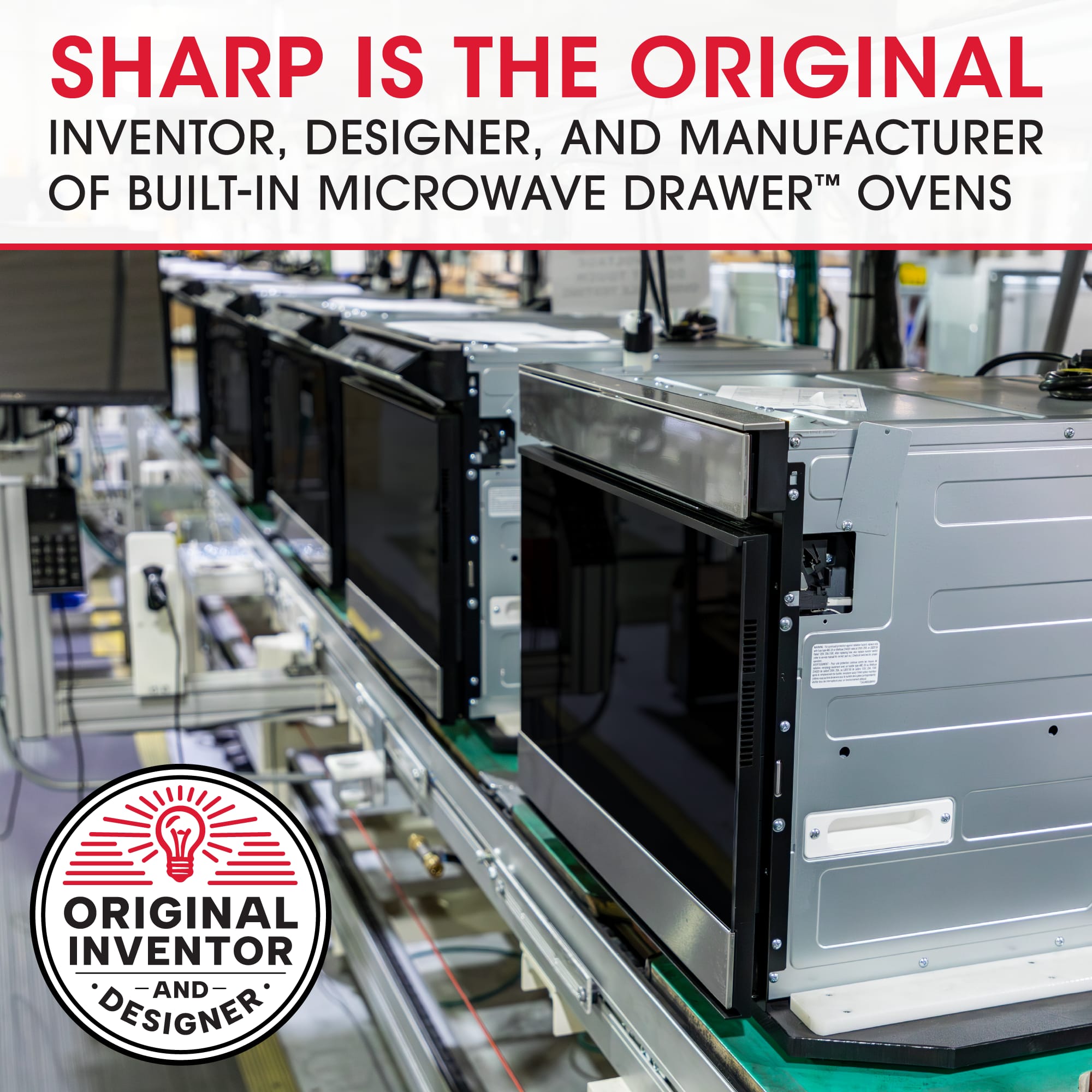 Sharp Built-In 24" Microwave Drawer 1.2 Cu. Ft Stainless Steel SMD2470ASY - Image 5
