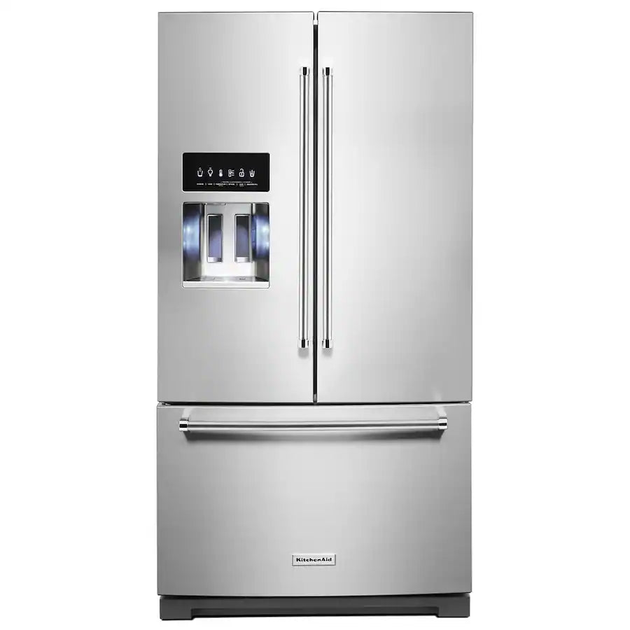 KitchenAid  27 Cu. Ft  36" French Door Refrigerator KRFF577KPS Stainless Steel