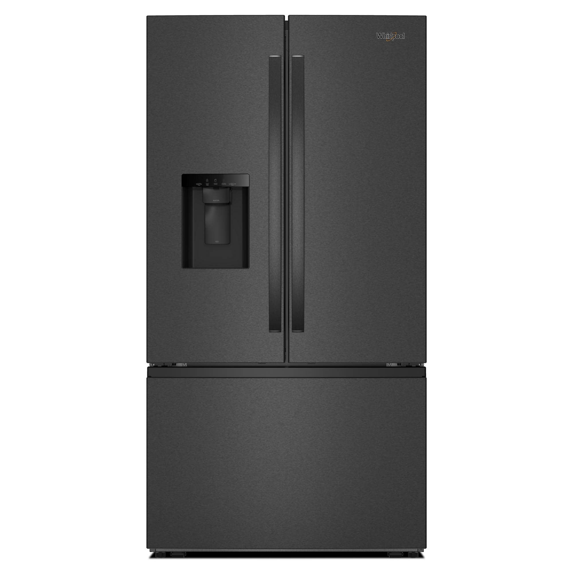 Whirlpool 36" French Door Refrigerator Ice Maker Black WRFF3536SV - Image 1