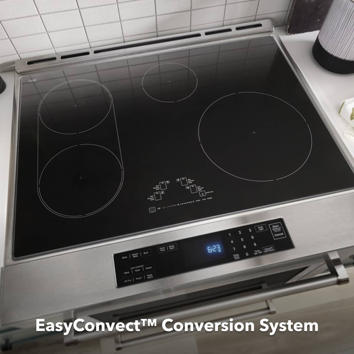 KitchenAid 30" Slide-In Electric Range 6.4 cu ft Induction Convection KSIS730PSS - Image 9