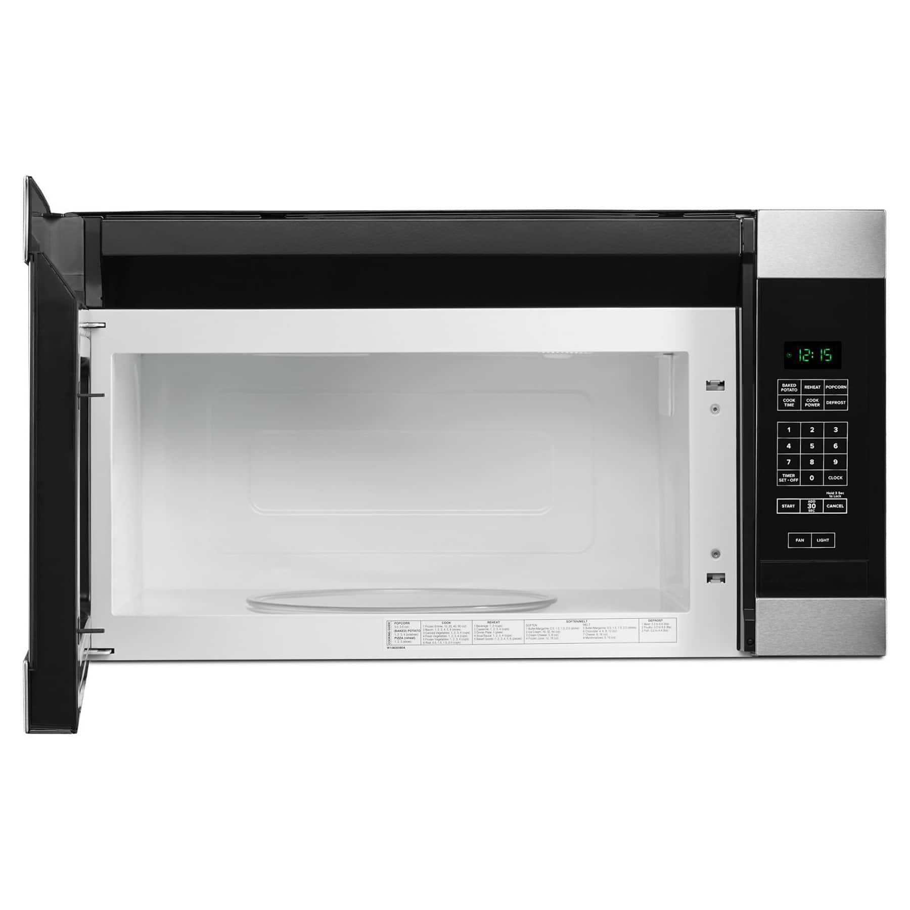 Amana 30" Over-the-Range 300 CFM Microwave 1.6 Cu. Ft Stainless Steel AMV2307PFS - Image 3