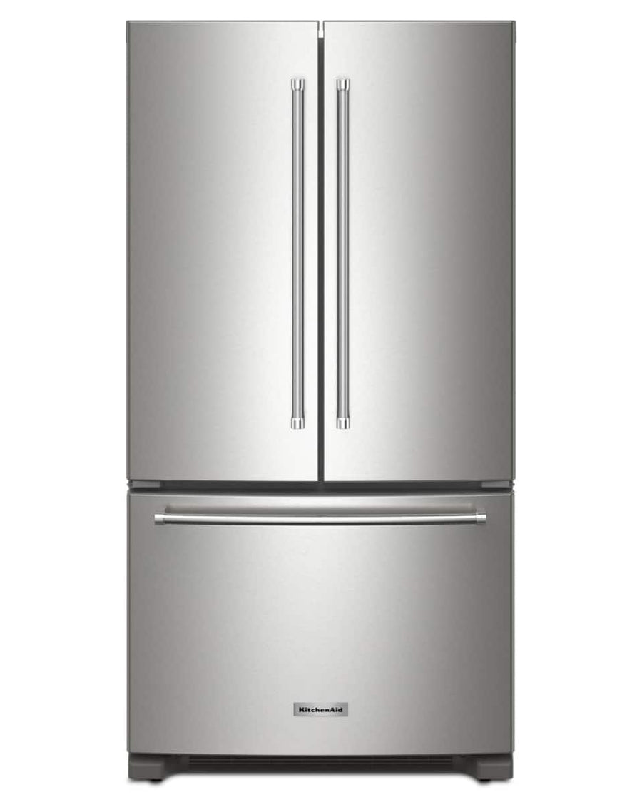 KitchenAid 36"French Door Counter-Depth Refrigerator 20 Cu. Ft KRFC136RPS - Image 1