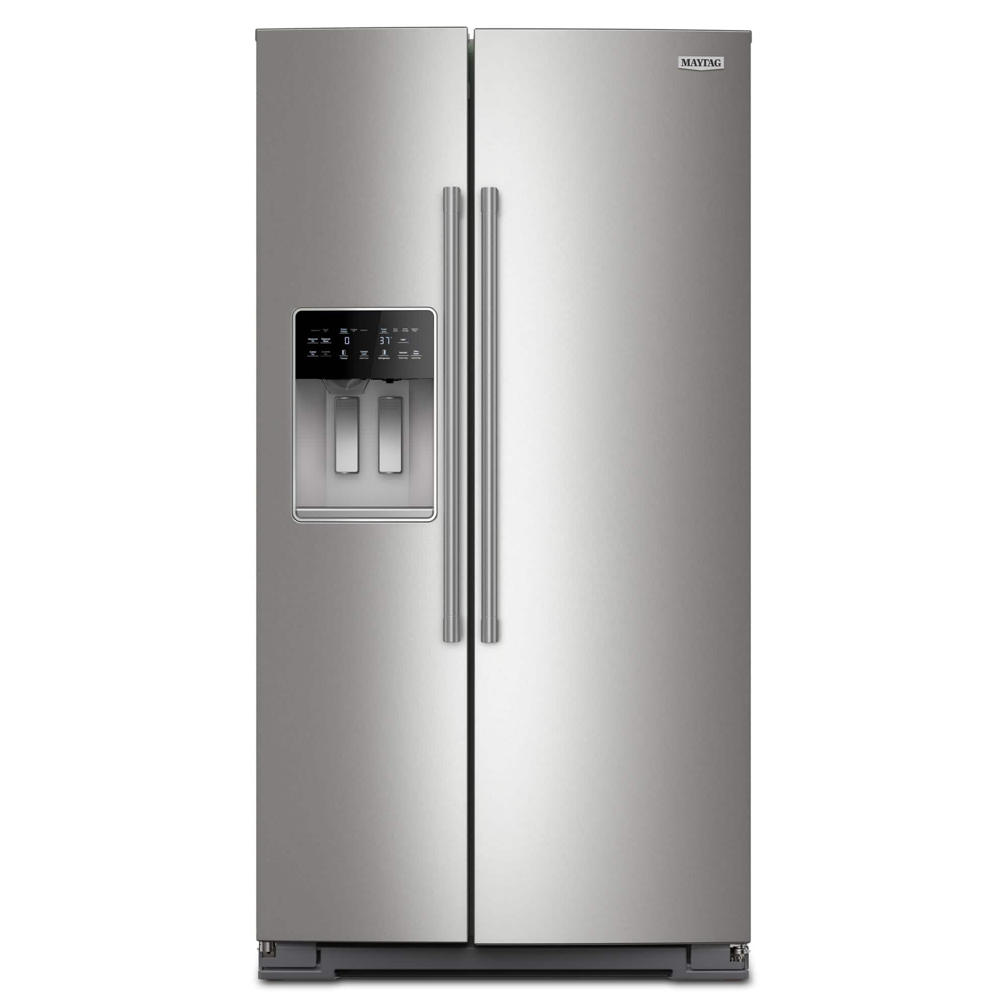 Maytag 36" Side-by-Side Refrigerator Arctic Blue Interior 29 cu. ft MRSF6636RZ - Image 1