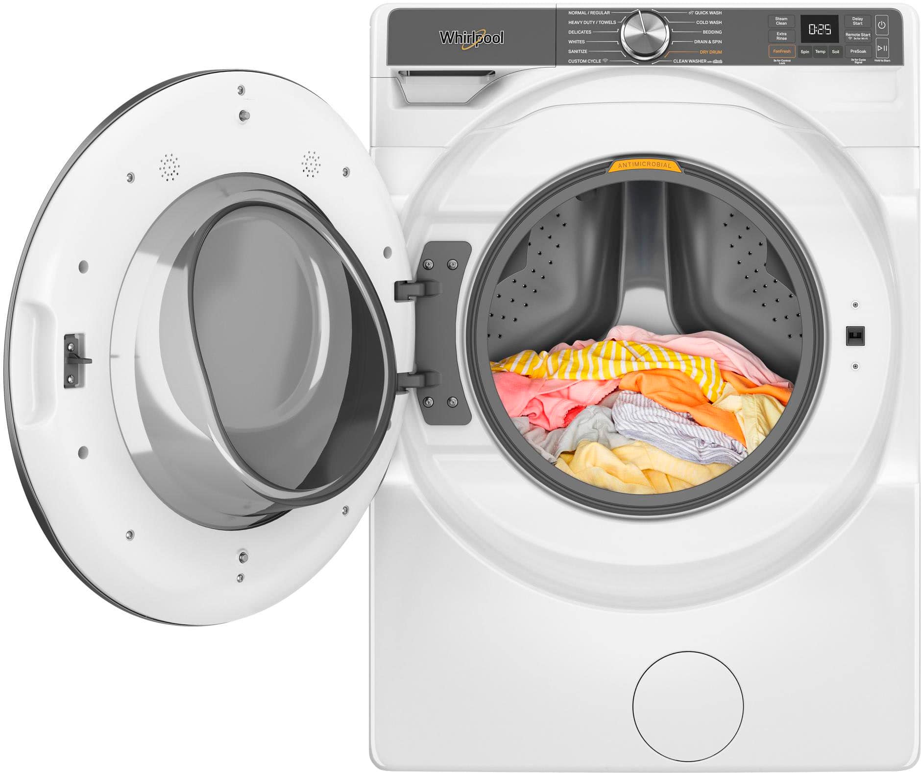 Whirlpool Front Load Washer 5.0 Cu. Ft Smart Steam WFW6720RW - Image 3