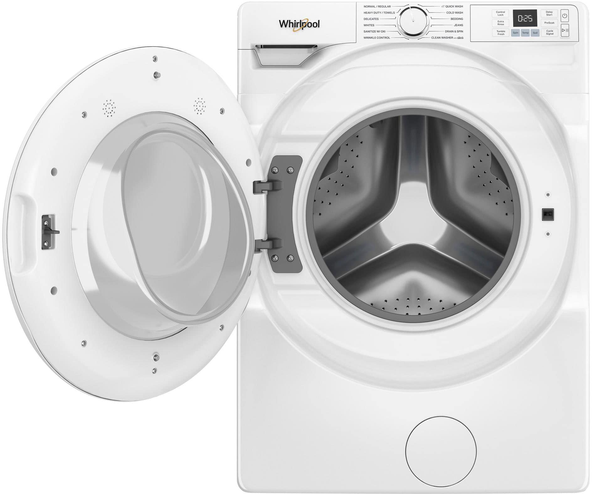 Whirlpool Front Load Stackable Washer 4.5 Cu. Ft WFW4720RW - Image 4