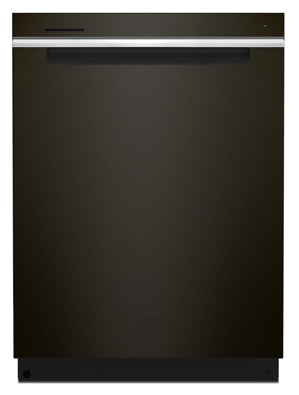 Whirlpool 24" Built-In 47 dBA Dishwasher w/ AI Intelligent Wash Black WDTA50SAKV - Image 1