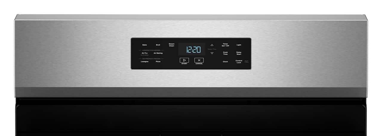 Whirlpool 30" Freestanding Gas Range 5.0 cu. ft Convection Steam WFGS4530SS - Image 4