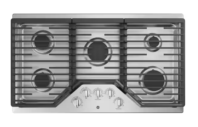 GE JGP5036SLSS 36" Built-In Gas Cooktop in Stainless Steel