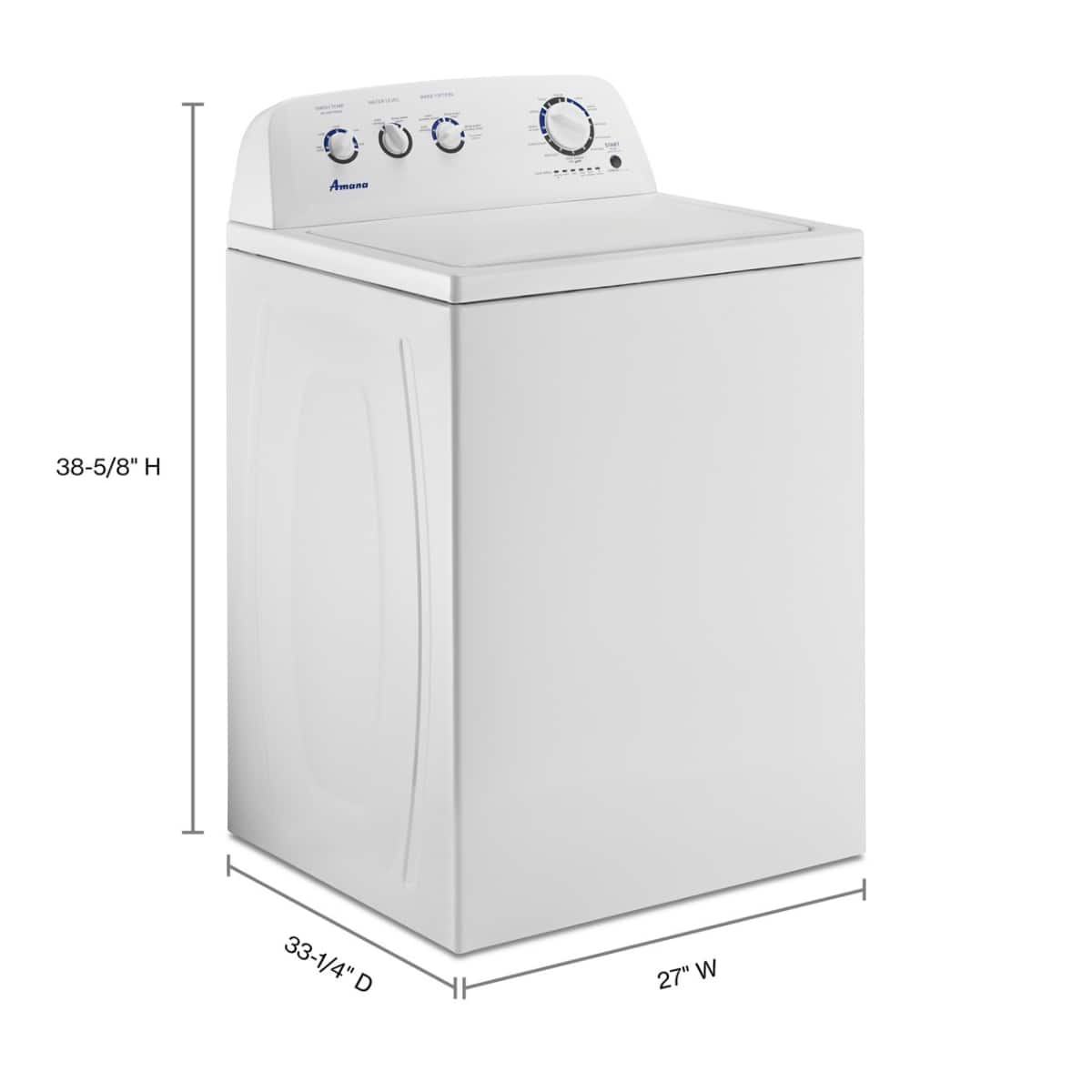 Amana Top Load Washer 3.8 Cu. Ft NTW4519JW - Image 3