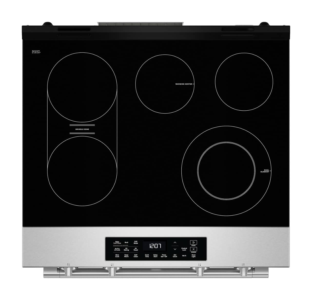 Maytag Slide-In Electric Range 5.3 Cu. Ft Grill Mode Stainless Steel MSES7030SZ - Image 8