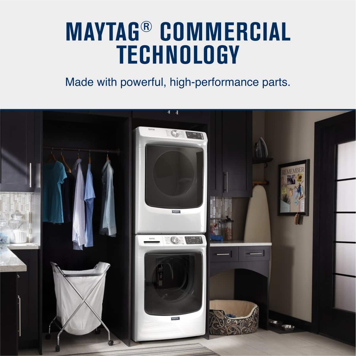 Maytag Front Load Electric Dryer 7.3 Cu. Ft White MED5630HW - Image 8