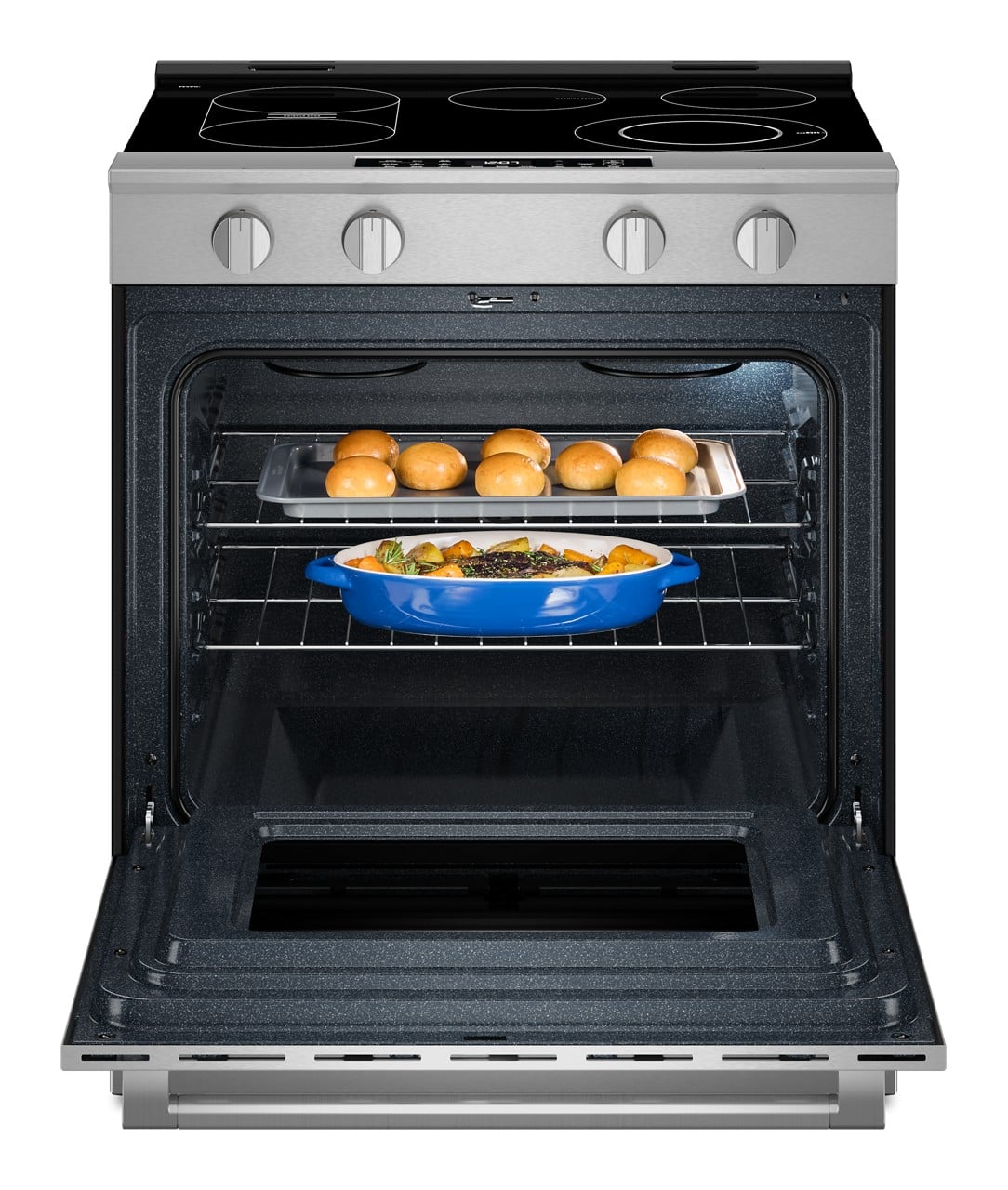 Maytag Slide-In Electric Range 5.3 Cu. Ft Grill Mode Stainless Steel MSES7030SZ - Image 6