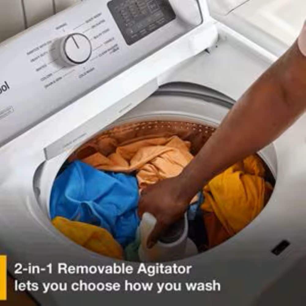 Whirlpool Top Load Washer w/ 2-in-1 Removable Agitator 4.3 Cu. Ft WTW4107SW - Image 5