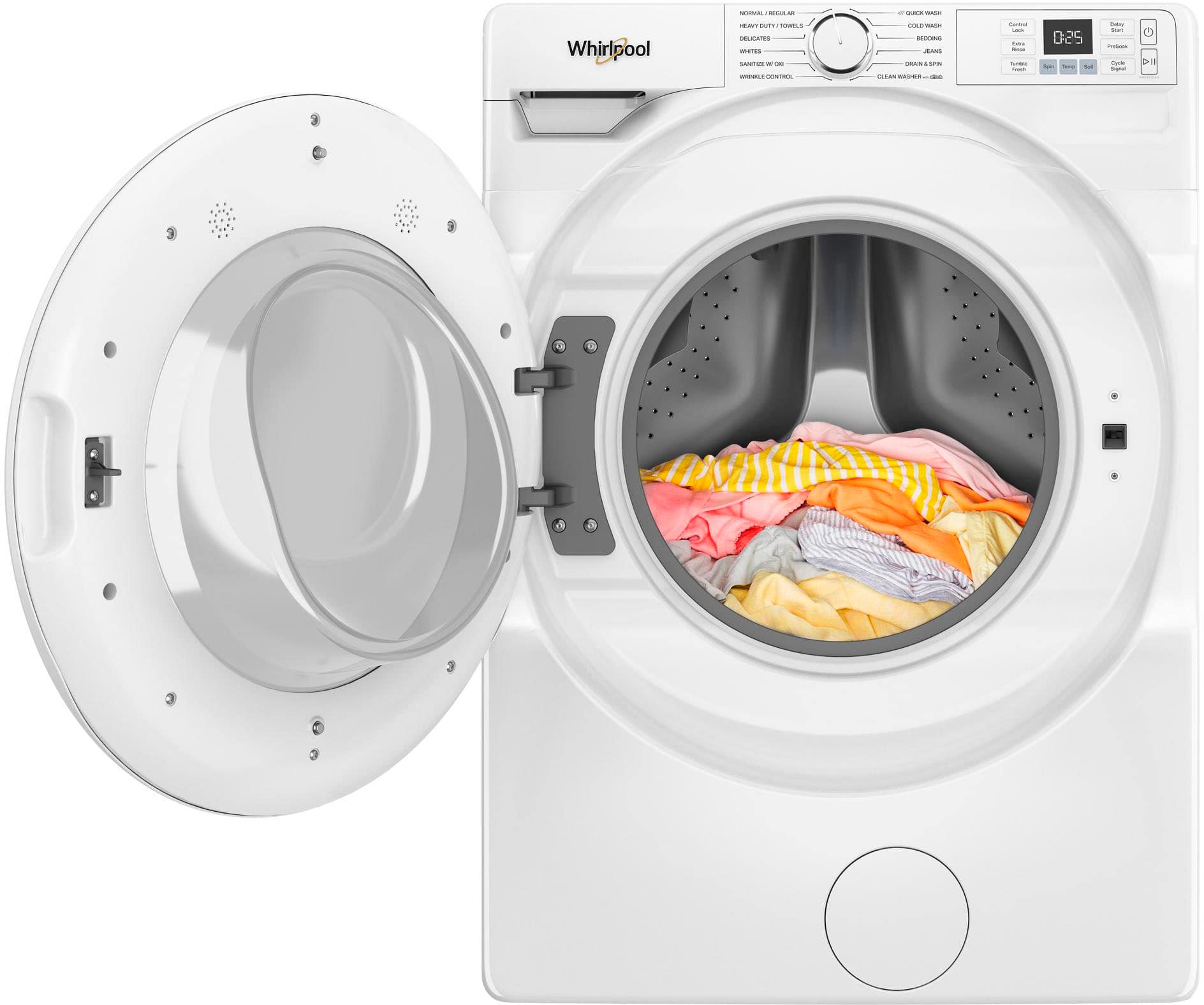 Whirlpool Front Load Stackable Washer 4.5 Cu. Ft WFW4720RW - Image 3