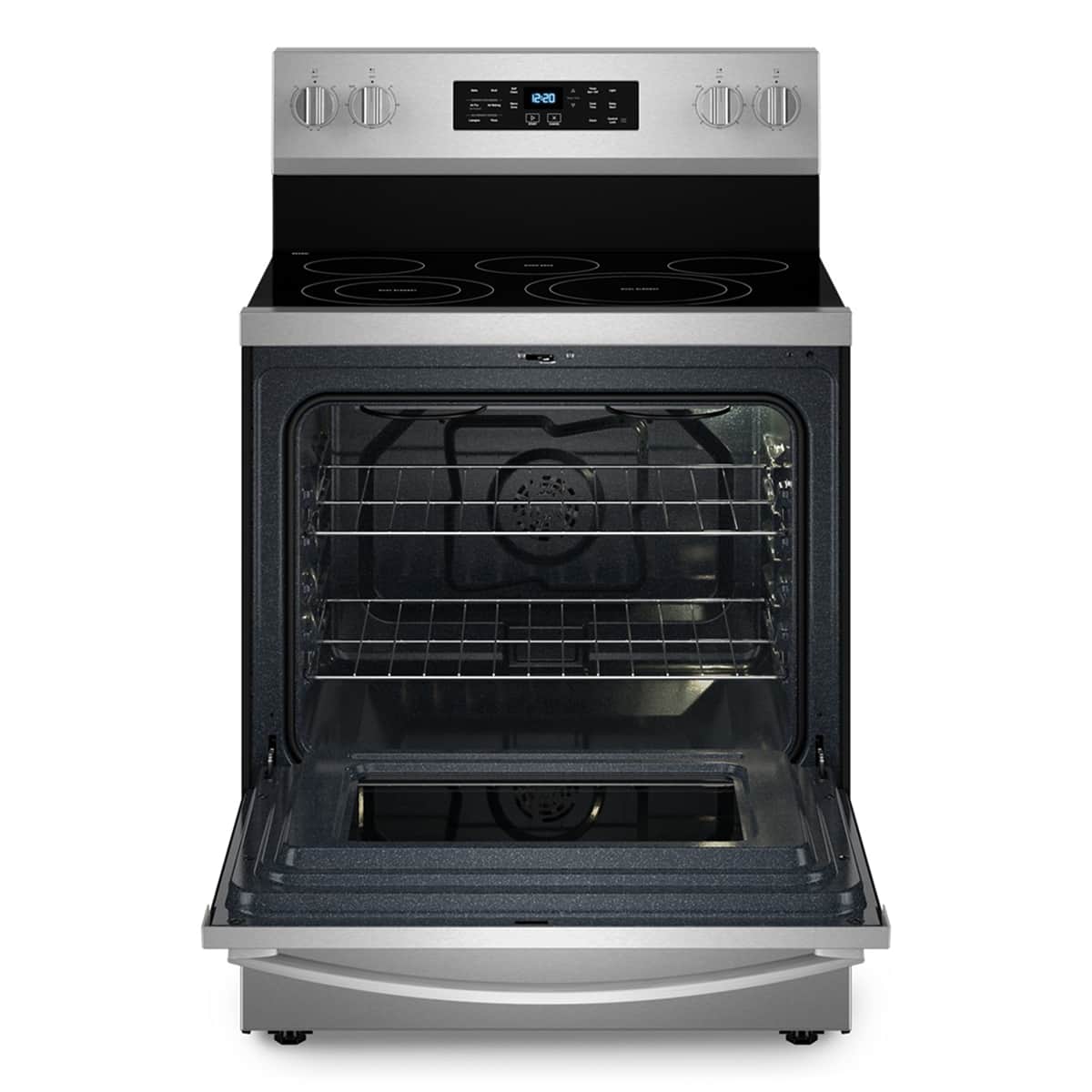 Whirlpool 30" Electric Range 5.3 cu. ft w/ Air Fry Stainless Steel WFES5030RZ - Image 4