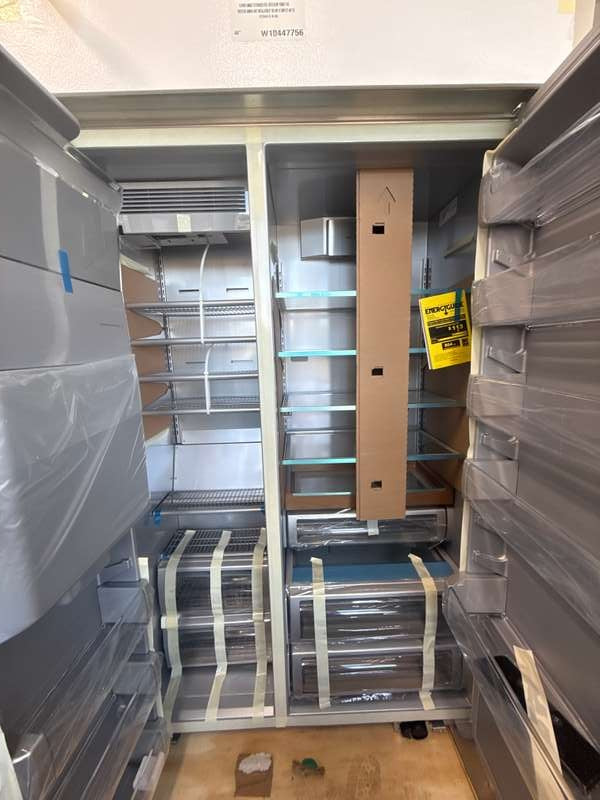 KitchenAid 47 in. W 29.4 cu. ft. Built-In Side by Side Refrigerator KBSD708MSS - Assessment Photo 10