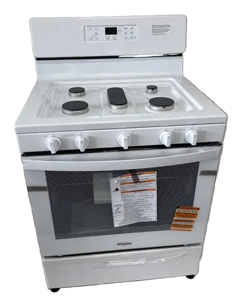 Whirlpool 30" Freestanding Gas Range Edge to Edge Cooktop 5.1 cu. ft WFG505M0MW - Assessment Photo 10