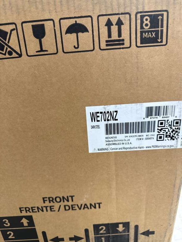 Samsung Pedestal for All-in-One Combo Washer & Dryer Dark Steel WE702NZ/US - Assessment Photo 10