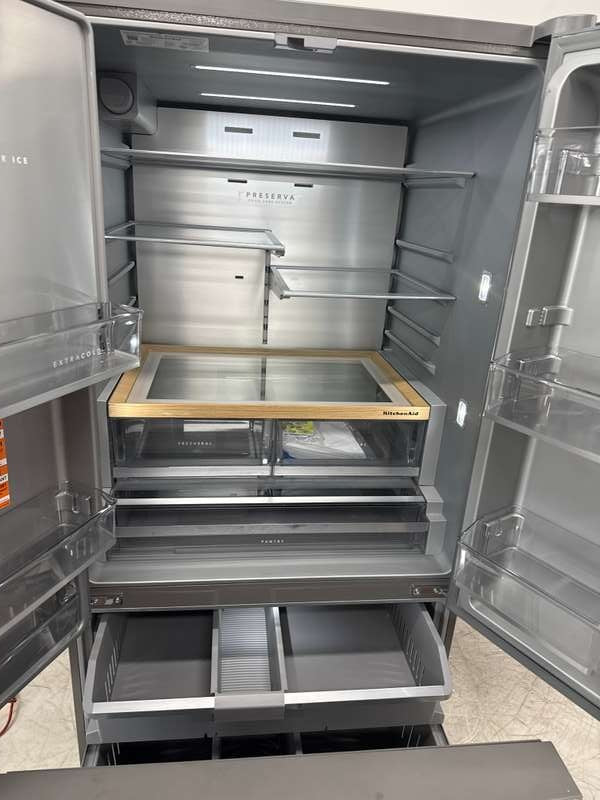 KitchenAid 36" French Door Refrigerator 30 cu. ft Stainless Steel KRFF436SPS - Assessment Photo 10