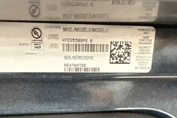 KitchenAid Electric Range 5.3 cu. ft Convection Stainless Steel KFES530SPS - Assessment Photo 10