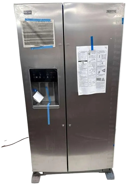 Maytag 36" Side-by-Side Refrigerator Arctic Blue Interior 29 cu. ft MRSF6636RZ - Assessment Photo 10