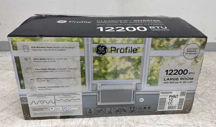 GE Profile 550 Sq Ft 12,200 BTU Smart Quiet Window Air Conditioner PHNT12CC - Assessment Photo 10