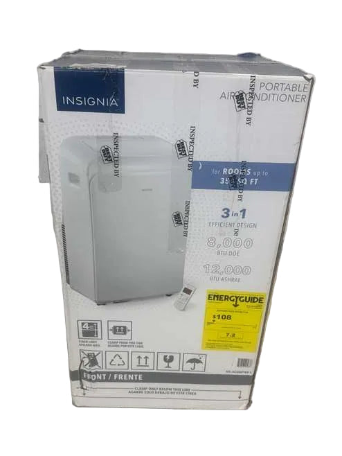Insignia  350 Sq. Ft. 8,000 BTU Portable Air Conditioner - White NS-AC08PWH1 - Assessment Photo 10