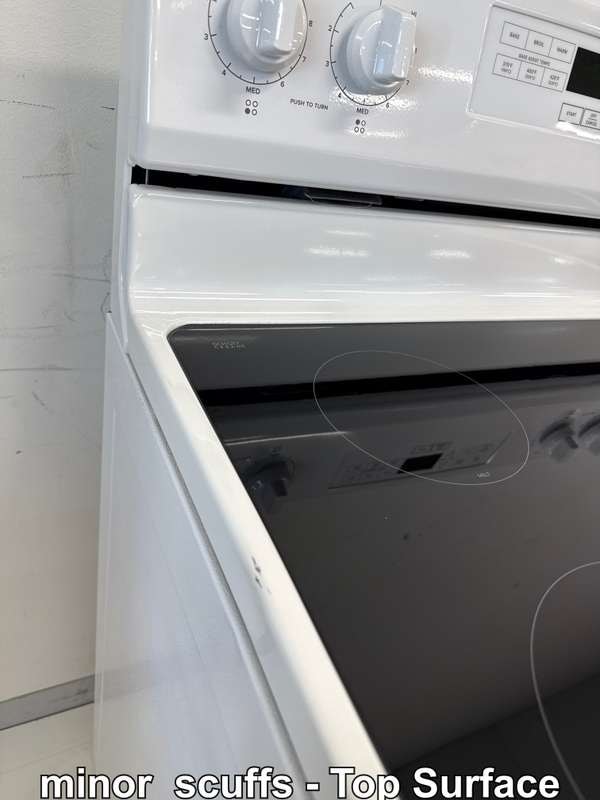 Amana 30" Freestanding Electric Range 4.8 cu. ft White AER6303MFW - Assessment Photo 10