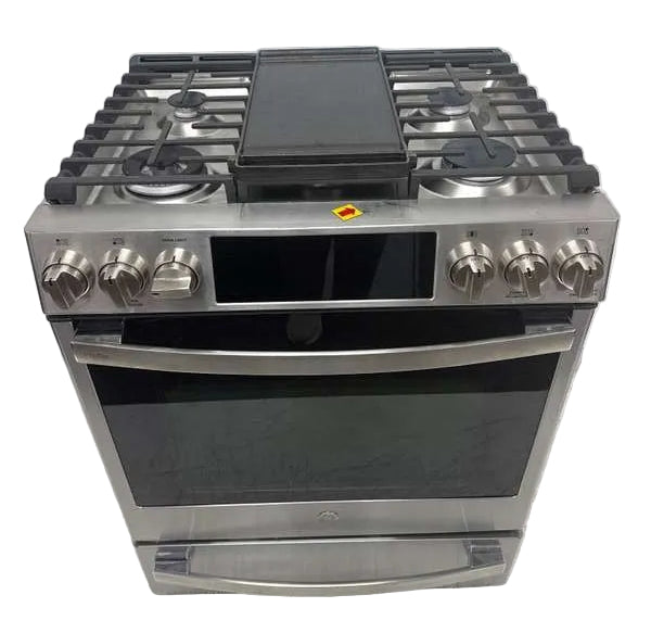 GE Profile 30" Slide-In Built-In Gas Convection Range 5.6 Cu. Ft PGS930YPFS - Assessment Photo 10