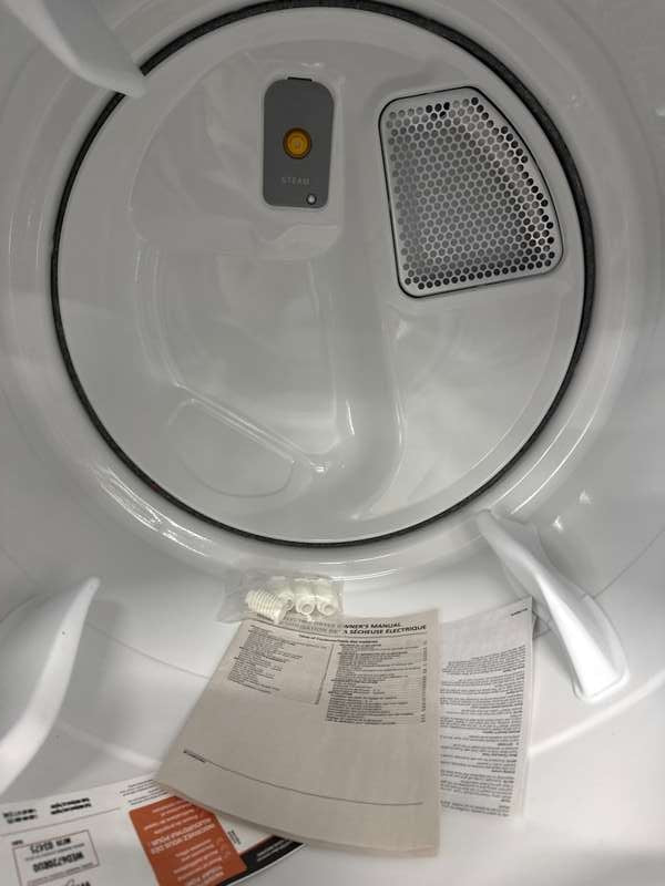 Whirlpool Electric Front Load Dryer 7.4 Cu. Ft Smart Steam Black WED6720RU - Assessment Photo 11