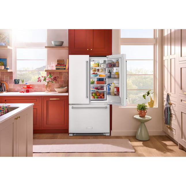 KitchenAid 36" Counter-Depth French Door Refrigerator 23.8 Cu. Ft KRFC136RWH - Assessment Photo 11