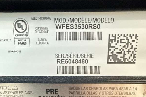 Whirlpool 30" Freestanding Electric Range 5.3 cu. ft Stainless Steel WFES3530RS - Assessment Photo 11