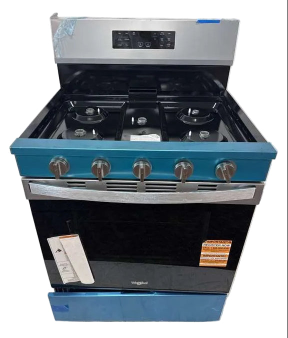 Whirlpool 30" Gas Range w/ Air Fry 5.0 cu. ft Stainless Steel WFGS5030RZ